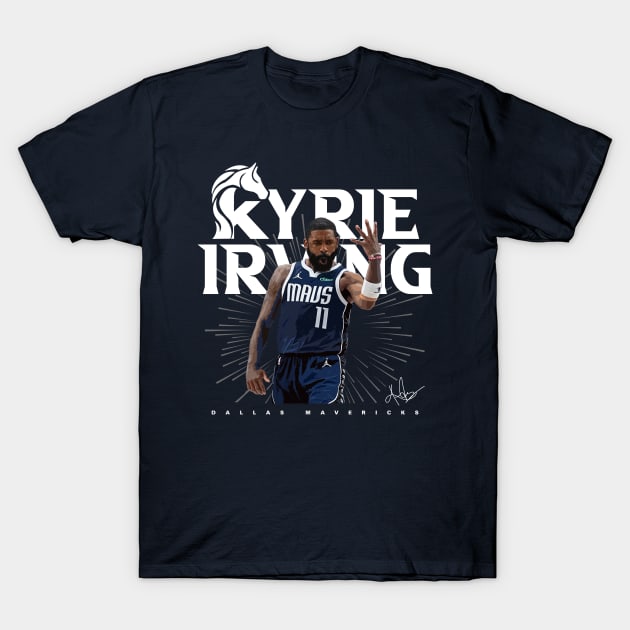 Kyrie Irving Left Hand Celebration T-Shirt by Juantamad